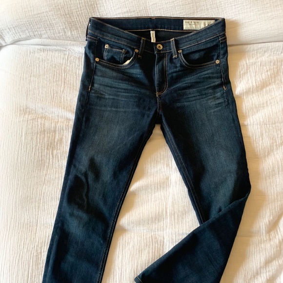 rag & bone Mid Rise Skinny Ankle Jean - Picture 9 of 9